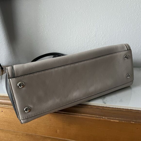 Coach 25805 Legacy Two-tone Chelsea Leather Carryall Mushroom Black - Picture 9 of 11